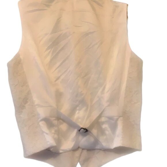 Denim & Supply Ralph Lauren Ivory Lace Vest, Sz Small, EUC - Picture 6 of 6